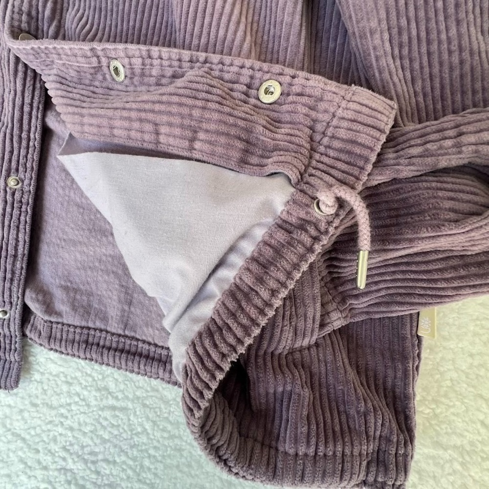 Urban Outfitters Oversized Corduroy Shacket Jacket Womens XL Mauve Purple - Picture 3 of 9